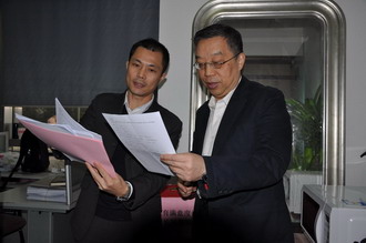 深圳市统计局领导到维度机构参观指导工作